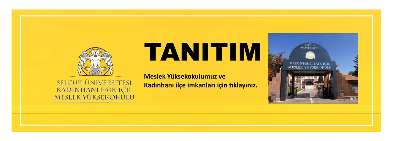 Kadınhanı MYO -Tanıtım 2024